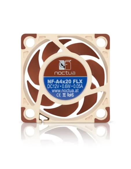 Noctua NF-A4x20 FLX Case per computer Ventilatore 4 cm Beige, Marrone