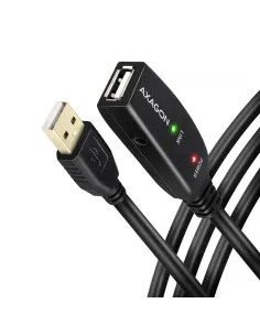Axagon ADR-220 USB 2.0 A-M - A-F active extension repeater cable 20m - Kabel - Digital Daten cavo USB USB A 0,48 Gbit s Nero 2
