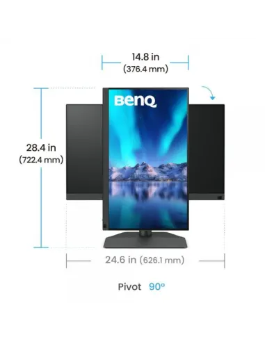 BenQ SW242Q Monitor PC 61,2 cm (24.1") 2560 x 1600 Pixel WQXGA LED