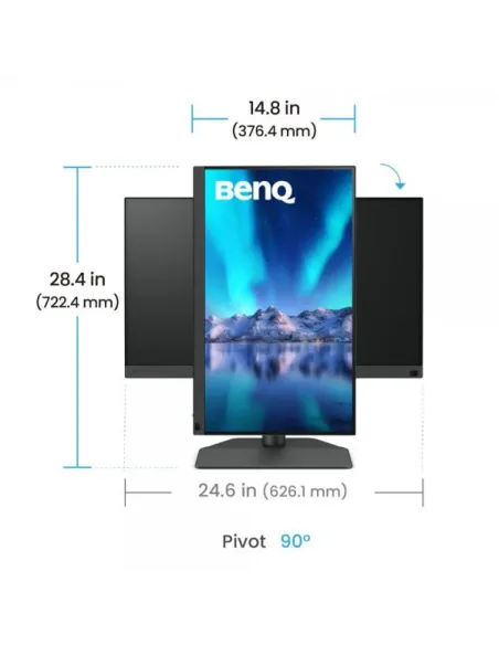 BenQ SW242Q Monitor PC 61,2 cm (24.1") 2560 x 1600 Pixel WQXGA LED