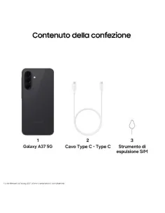 GALAXY A37 8+256GB CHARCOAL