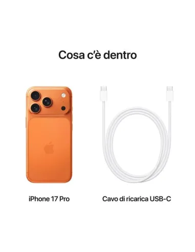 Apple iPhone 17 Pro 512GB 6,3" Cosmic Orange ITA MG8M4QL/A
