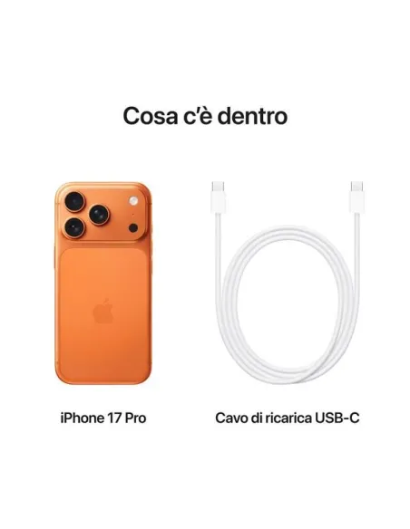 Apple iPhone 17 Pro 512GB 6,3" Cosmic Orange ITA MG8M4QL/A