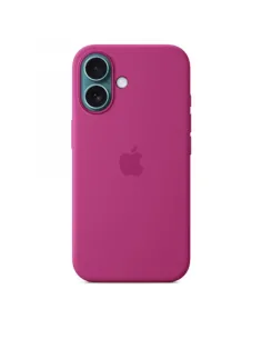 Apple Custodia MagSafe in silicone per iPhone 16 - Fucsia 2