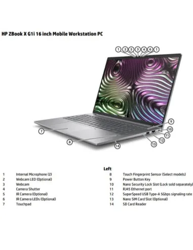 HP ZBXG1I16 U9 285H 16 32GB/1TB
