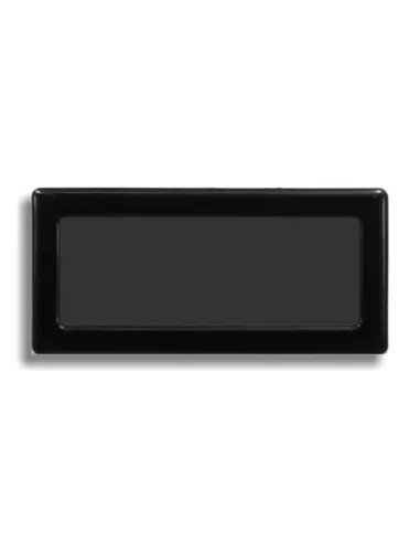 DEMCiflex Staubfilter 2x40mm, quadratisch - schwarz/schwarz