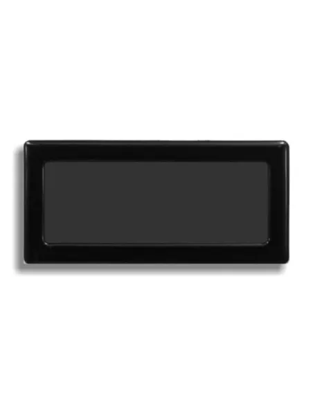 DEMCiflex Staubfilter 2x40mm, quadratisch - schwarz/schwarz
