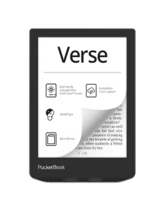 PocketBook Verse lettore e-book 8 GB Wi-Fi Nero, Argento