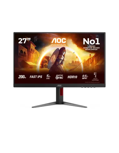 AOC G4 27G4HA Monitor PC 68,6 cm (27") 1920 x 1080 Pixel Full HD LED Nero, Rosso