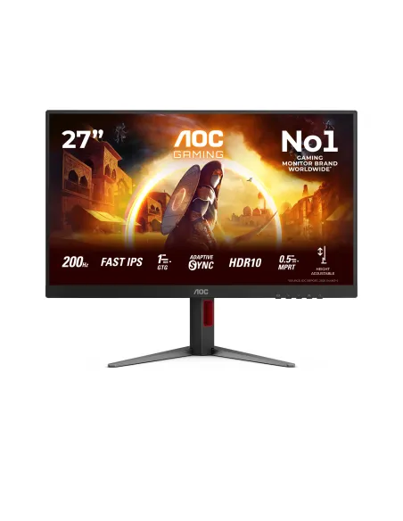 AOC G4 27G4HA Monitor PC 68,6 cm (27") 1920 x 1080 Pixel Full HD LED Nero, Rosso