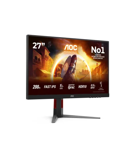 AOC G4 27G4HA Monitor PC 68,6 cm (27") 1920 x 1080 Pixel Full HD LED Nero, Rosso