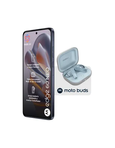 Motorola edge Pack 2x1 60 Neo 8 256 Grisaille + Moto Buds