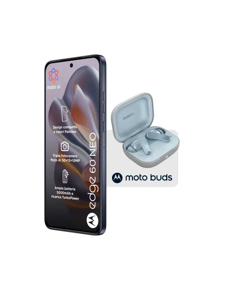 Motorola edge Pack 2x1 60 Neo 8 256 Grisaille + Moto Buds