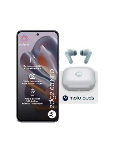 Motorola edge Pack 2x1 60 Neo 8 256 Grisaille + Moto Buds