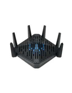 Acer Predator Connect W6 offre velocità di rete elevate e latenza minima. Con Wi-Fi 6E tri-banda, raggiunge 7,8 Gbps. Ottimizza