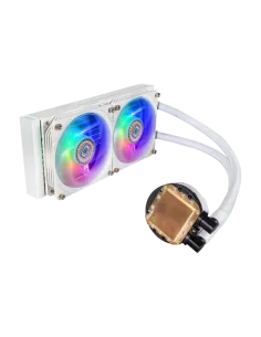 Cooler Master MasterLiquid PL240 Flux White Edition raffredda il tuo PC con un design elegante. Facile da installare, offre pre 2