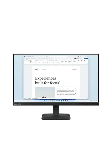 Lenovo L24-4e Monitor PC 60,5 cm (23.8") 1920 x 1080 Pixel Full HD LCD Nero