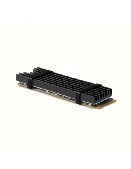 AXAGON CLR-M2L6 passiver M.2-SSD-Kühlkörper - 2280, 6 mm Höhe, Aluminium, schwarz