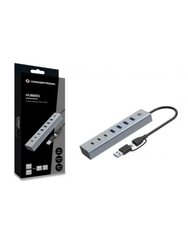 7-PORT USB 3.0 HUB 5GBPS USB-C X 3