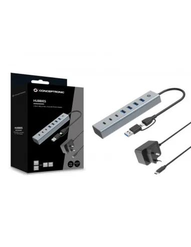 7-PORT USB 3.0 HUB WITH POWER ADAPT