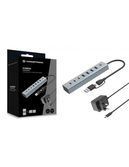 7-PORT USB 3.0 HUB WITH POWER ADAPT