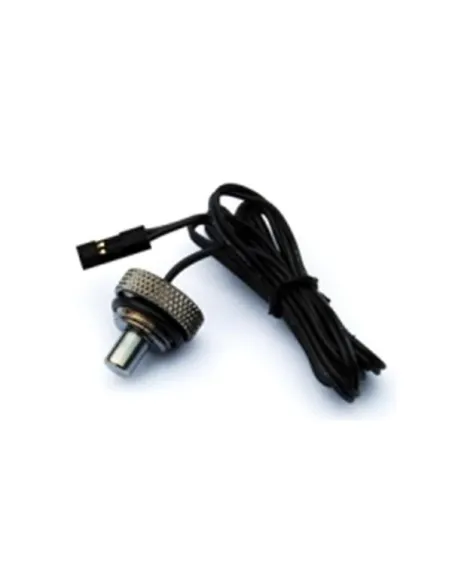 Bitspower Verschlussstopfen mit Temperatur Sensor G1/4 Zoll IG - 90 cm, schwarz glänzend