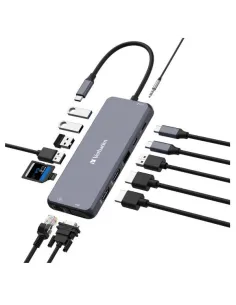 USB C 14 IN 1 HDMI 4K VGA PD 85W