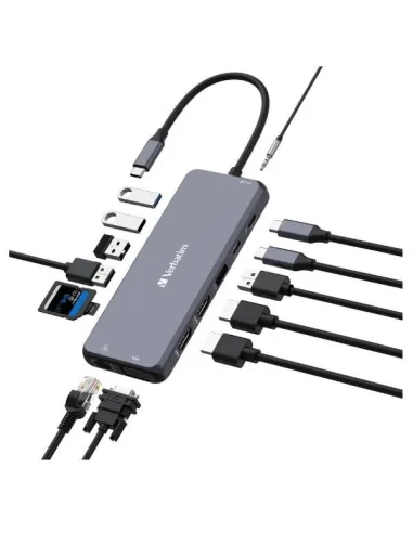 USB C 14 IN 1 HDMI 4K VGA PD 85W