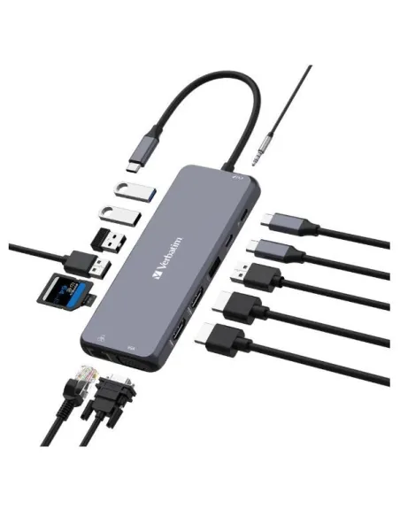 USB C 14 IN 1 HDMI 4K VGA PD 85W