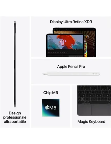 Apple iPad Pro 11" Wi‑Fi 1TB display standard Nero Siderale