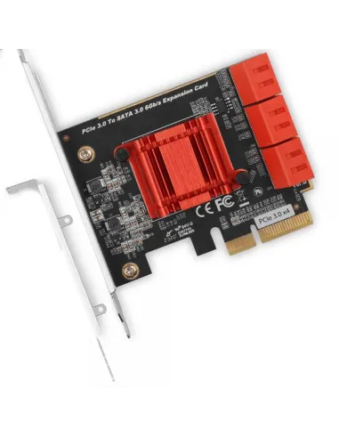 Axagon PCES-SA6 scheda di interfaccia e adattatore Interno SATA
