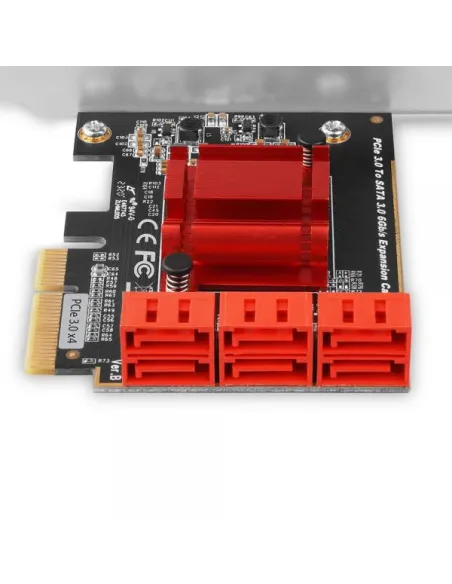 Axagon PCES-SA6 scheda di interfaccia e adattatore Interno SATA