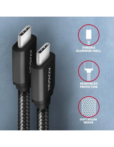 Axagon BUCM3-CM15AB cavo USB USB 3.2 Gen 1 (3.1 Gen 1) 1,5 m USB C 5