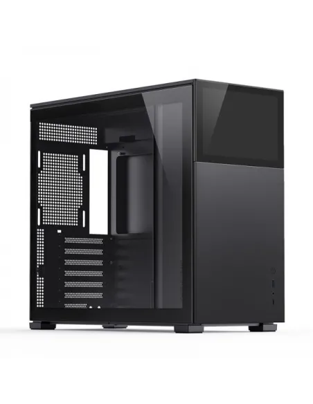 Jonsbo D41 Screen ATX Case, Tempered Glass - black