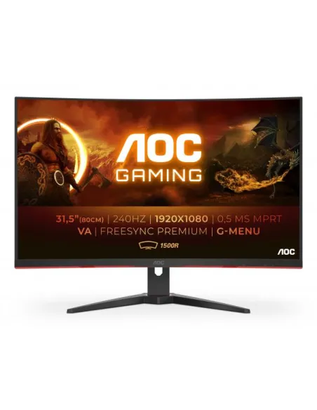 AOC MONITOR C32G2ZE 31,5 CURVED (C32G2ZE BK)