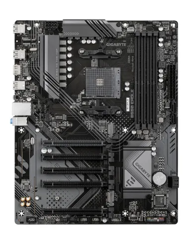 GIGABYTE B550 EAGLE Scheda madre - CPU AMD Ryzen serie 5000 G, VRM a 10+3+1 fasi, fino a 3200 MHz DDR4, 1xPCIe 4.0 + 1xPCIe 3.0