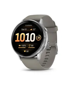 Garmin Venu 4 3,56 cm (1.4") AMOLED 45 mm Digitale 454 x 454 Pixel Touch screen Argento Wi-Fi GPS (satellitare)