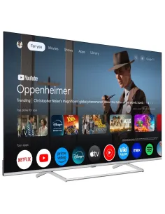 Strong SRT65UG8773C TV 165,1 cm (65") 4K Ultra HD Smart TV Wi-Fi Metallico, Argento 400 cd m² 2