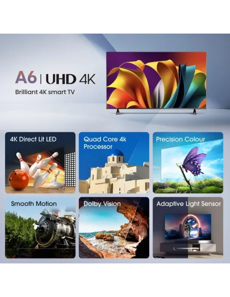 Hisense Smart TV 43" 4K 43A6N