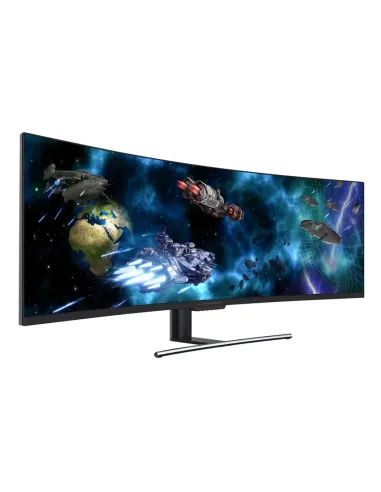LC-Power LC-M49-DFHD-144-C-Q Monitor PC 124,5 cm (49") 3840 x 1080 Pixel UltraWide Full HD QLED Nero