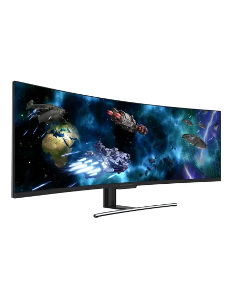 LC-Power LC-M49-DFHD-144-C-Q Monitor PC 124,5 cm (49") 3840 x 1080 Pixel UltraWide Full HD QLED Nero