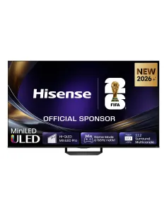Hisense Smart TV MiniLED 165Hz 55" 4K 55U7S PRO, Schermo Anti-Riflesso, Dolby Atmos 2.1.2 By Devialet, VIDAA OS, Dolby Vision