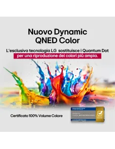 LG QNED AI 55QNED80A6A TV Serie QNED80 55'' 4K, α7 Gen8, HDR10, 20W, 3 HDMI con Game Optimizer, Smart TV WebOS 25 2