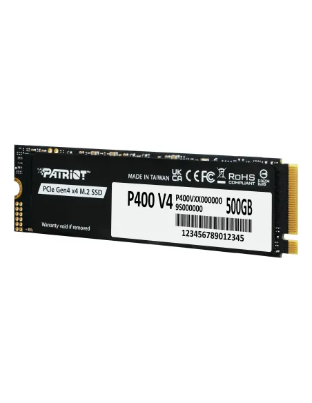 Patriot Memory P400 V4 500 GB M.2 PCI Express 4.0 NVMe