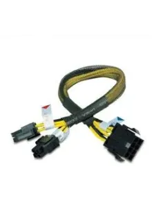 Akasa PSU extension cable splits 4+4 0,3 m