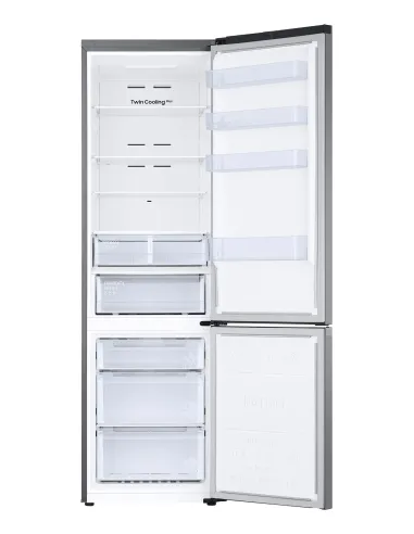 Samsung RB38T607BS9 frigorifero Combinato EcoFlex Libera installazione con congelatore 2m 387 L Classe B, Inox