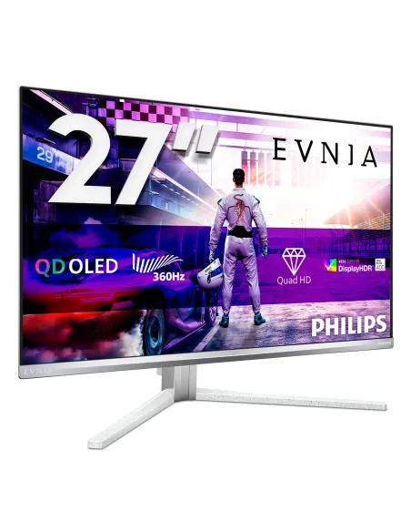 Philips Evnia 8000 27M2N8500 00 Monitor PC 67,3 cm (26.5") 2560 x 1440 Pixel Quad HD QD-OLED Bianco