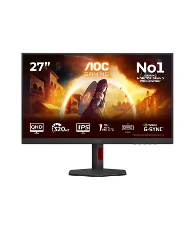 AOC G4 Q27G4SRU Monitor PC 68,6 cm (27") 2560 x 1440 Pixel Quad HD LED Nero, Rosso