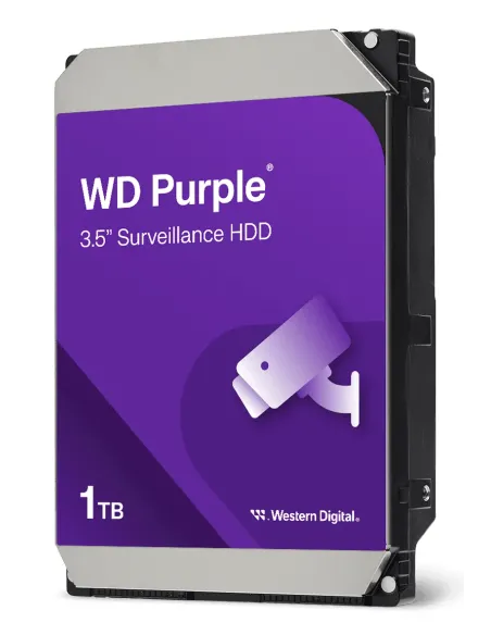 Western Digital Purple disco rigido interno 1 TB 5400 Giri min 64 MB 3.5" Serial ATA III