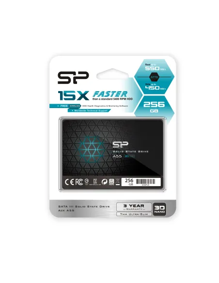 Silicon Power Ace A55 256 GB 2.5" Serial ATA III 3D TLC